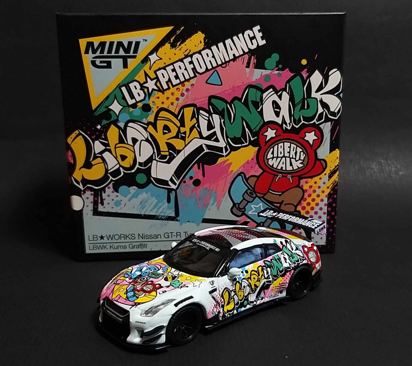 MINI GT LB*WORKS Nissan GT-R Type 2 LBWK Kima Graffiti ~ 1 MINI GT LB*WORKS Nissan GT-R Type 2 LBWK Kima Graffiti ~ 1