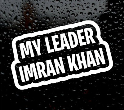 My Leader Imran Khan PTI Sticker Decal For Car Home Laptop