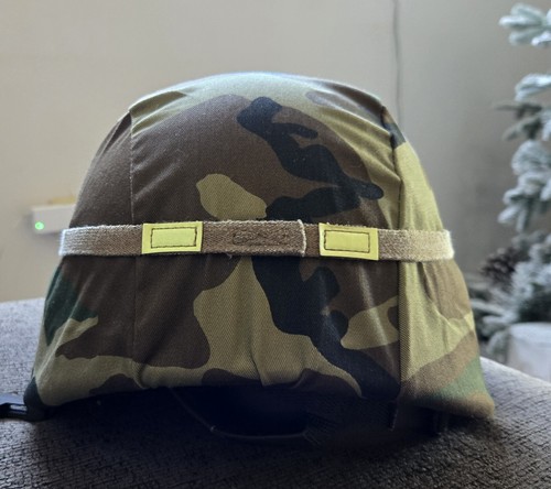 Woodland Camo PASGT Helmet Cover One Size Fits All Ground