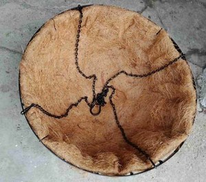 45cm Black Georgian Hanging Basket PAID $26 FROM BUNNING POT PLANT