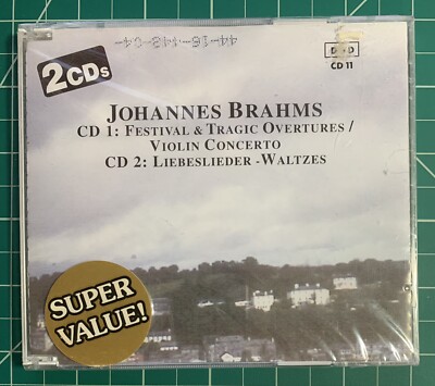 Johannes Brahms Festival Overture Tragic Overture Concerto for Violin 