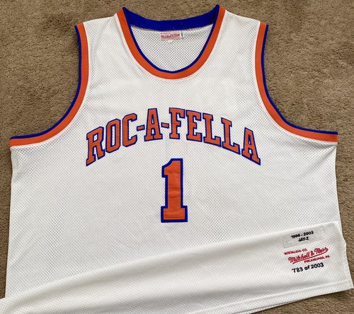 ウェア Mitchell & Ness JAY-Z ROC-A-FELLA NY XL VTG JAY-Z S.CARTER ROC-A-FELLA 1996-2003 MITCHELL & NESS