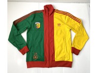 adidas jacket red green yellow