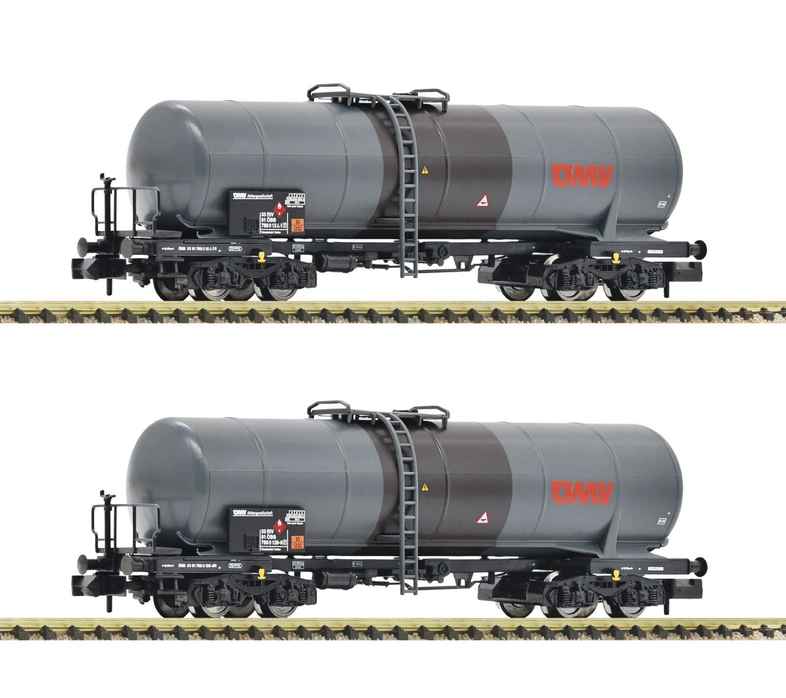 Hobbytrain N 24831 Set 2 Tank Cars Shell Epoch 4 New OVP 1
