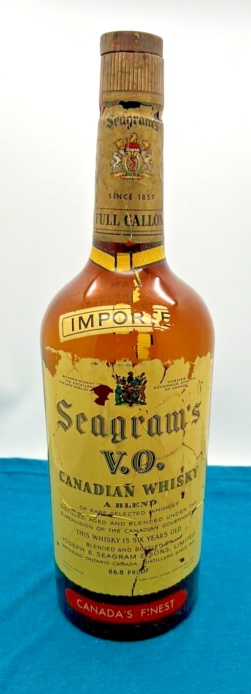古酒Seagram's V.O. Canadian Whisky Vintage 1954 SEAGRAM'S V.O. CANADIAN WHISKY Empty Gallon