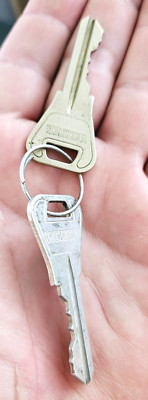Vintage Set of Two WEISER Keys E 45510 Keys The design is sleek and stylish