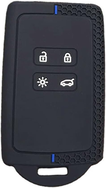 Dacia Card Case Key Cover,4 Button Silicone Key Fob Holder Accessories