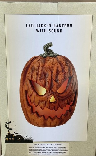Halloween Pumpkin 多色LEDライト付き Amazon.com: Lanties 4 Pieces Halloween LED Pumpkin Lights