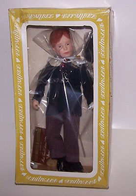 Vintage Effanbee Tom Sawyer Little Boy 12'' Doll w/Hat Original Box 1985