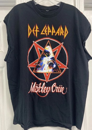 Def Leppard Motley Crue 2023ジャパンツアーTシャツ Def Leppard Motley Crue 2023ジャパンツアーTシャツ Motley