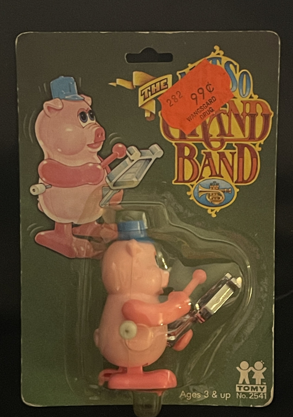 MOC Vtg 1980 Tomy The Not So Grand Band Pig w/ Xylophone