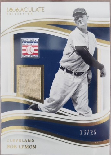 2023 Panini Immaculate Collection - Bob Lemon #HOF-BL