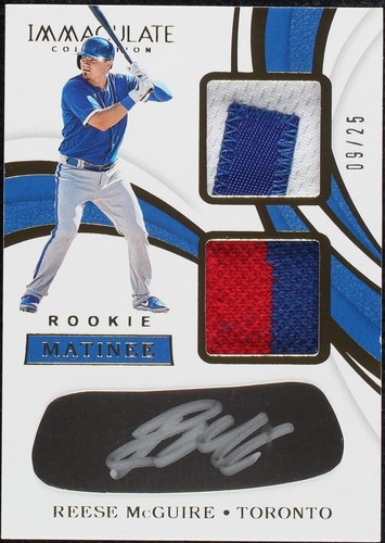 2019 Panini Immaculate Collection - Reese McGuire #RM-RM