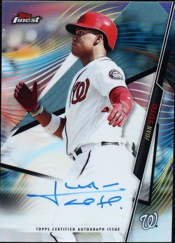2020 Topps Finest - Juan Soto #FA-JS