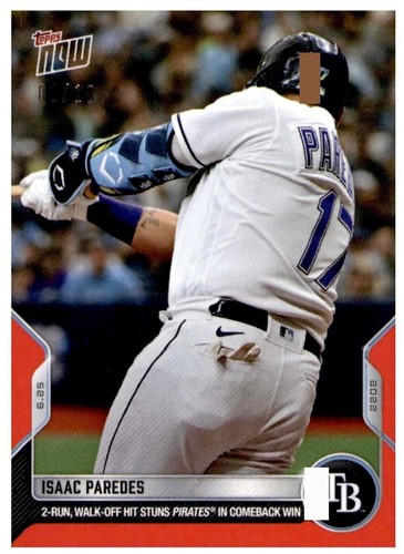 2022 Topps Now - Isaac Paredes #411