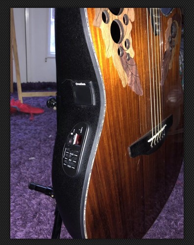 Acoustic-Electric Guitar, Ovation Celebrity Elite Plus Koa Top, New! BUNDLE!