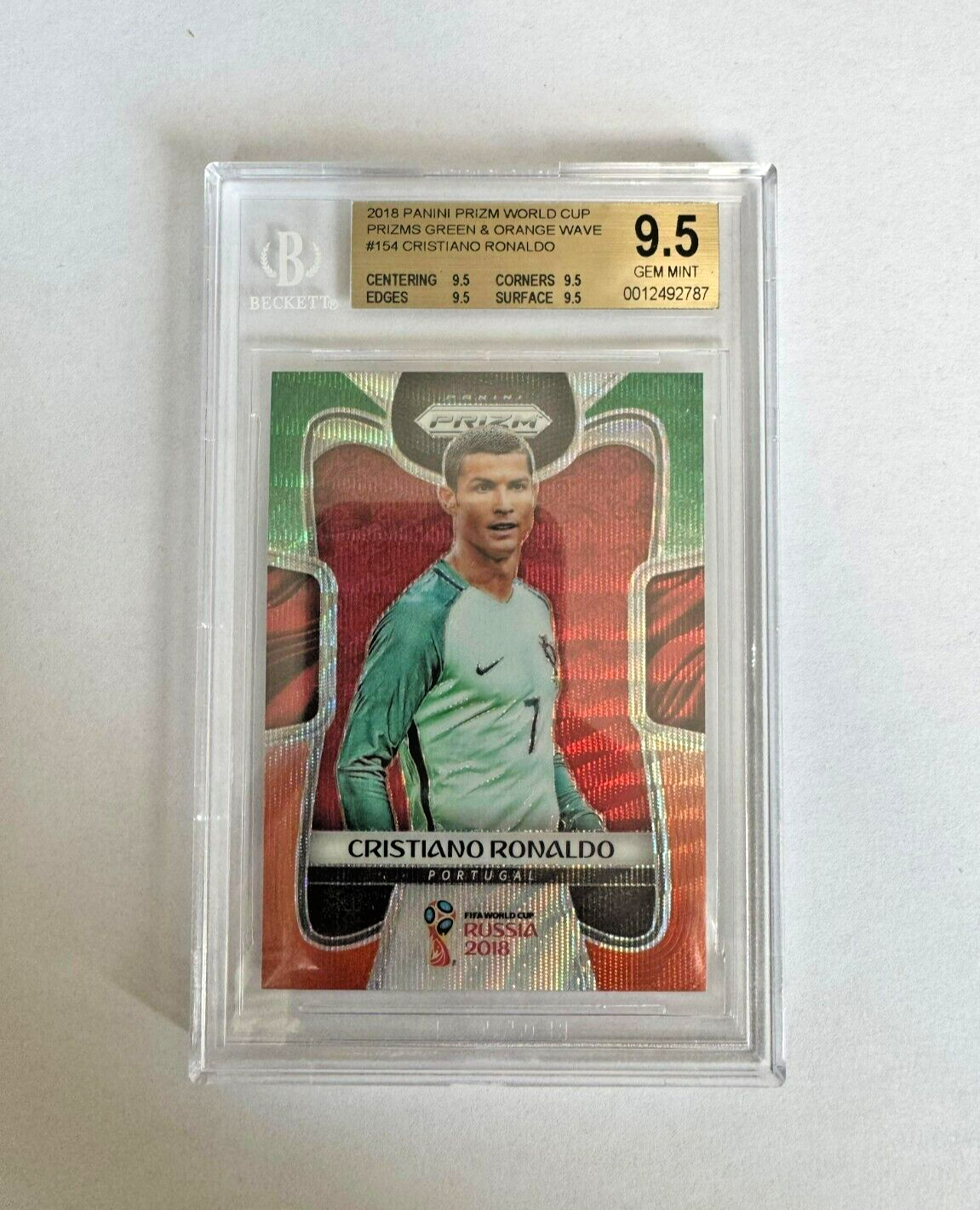 2022 Panini Prizm World Cup Global Reach Prizm Cristiano