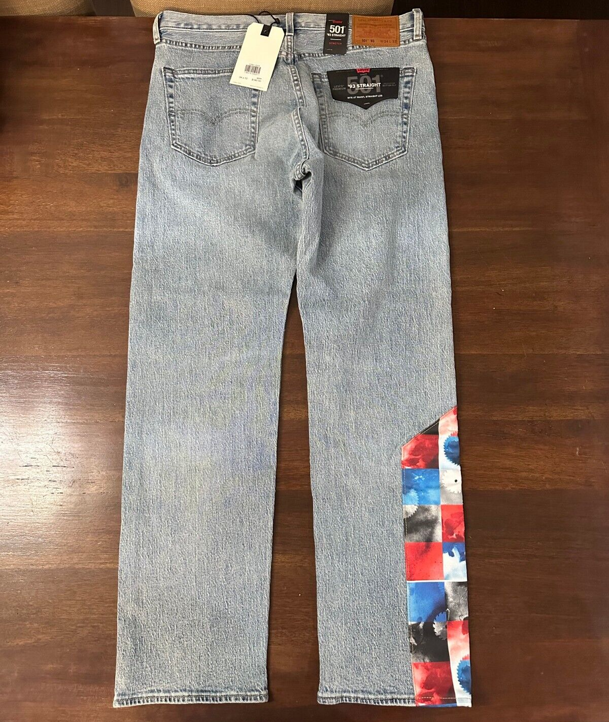 LEVIS×FUTURA 501 RARE Levi's x Futura 501 '93 Straight Stretch Denim Jeans