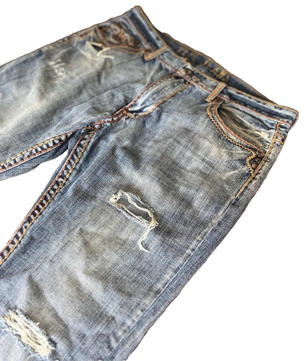 古着　PEPE JEANS London UK 9 RARE Vintage 80s Pepe Jeans Of London With Lots Of Patches