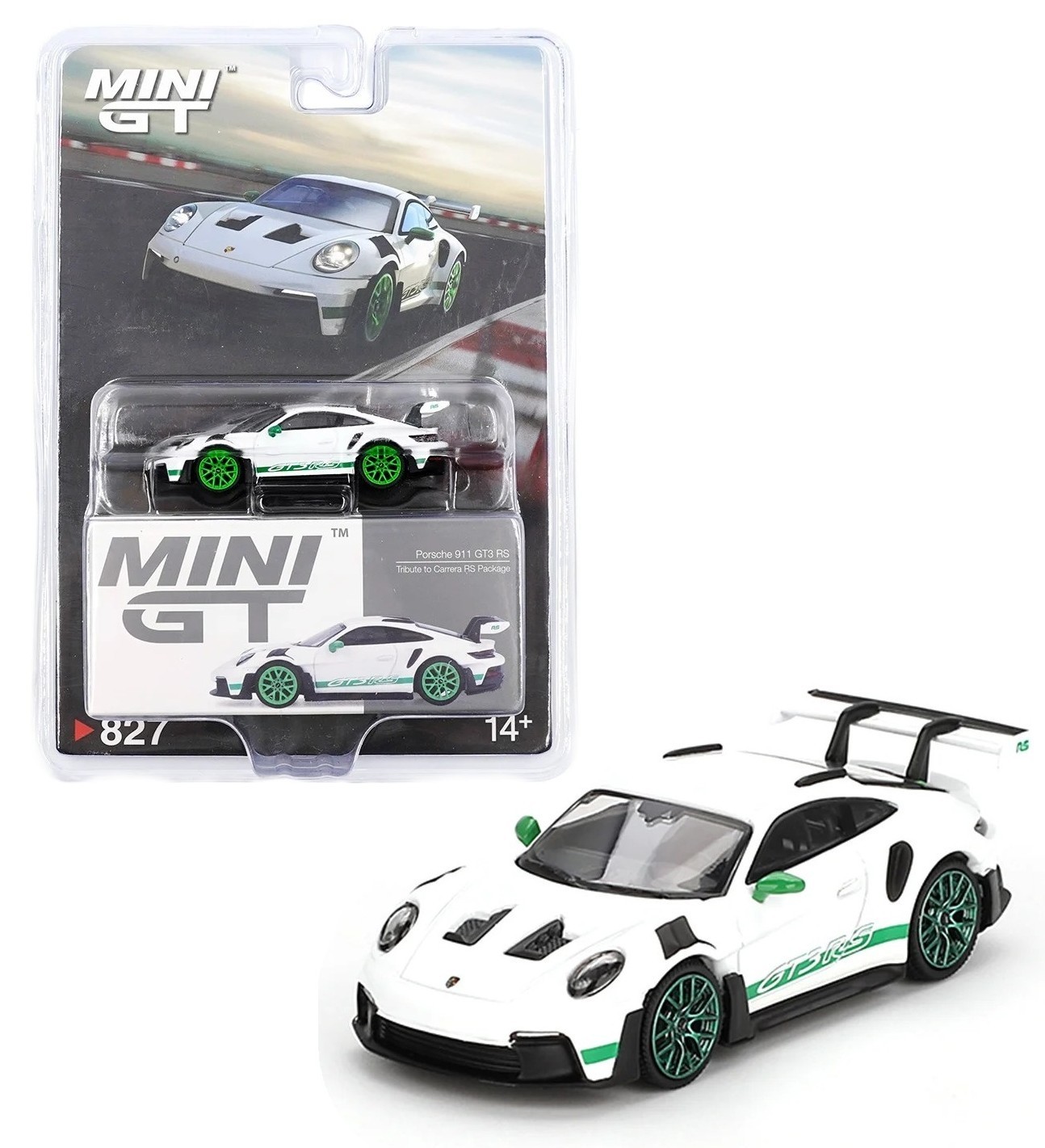 【MINIGT】PorscheGT3RS/CarreraRS/901 3台セット Mini GT 1:64 Porsche 911 (992) GT3 RS Tribute to Carrera RS