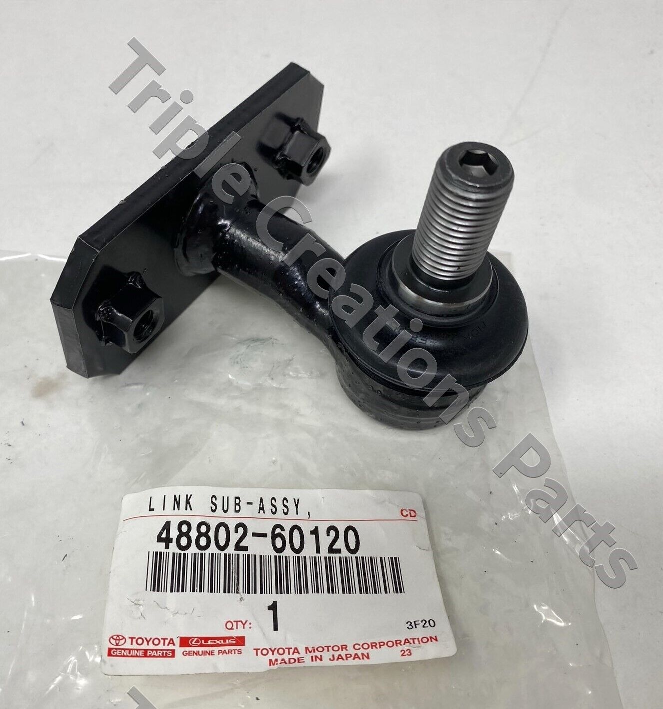 TOYOTA GENUINE 4880260120 LINK SUB-ASSY, FRONT STABILIZER 48802-60120 TOYOTA GENUINE 4880260120 LINK SUB-ASSY, FRONT STABILIZER 48802-60120