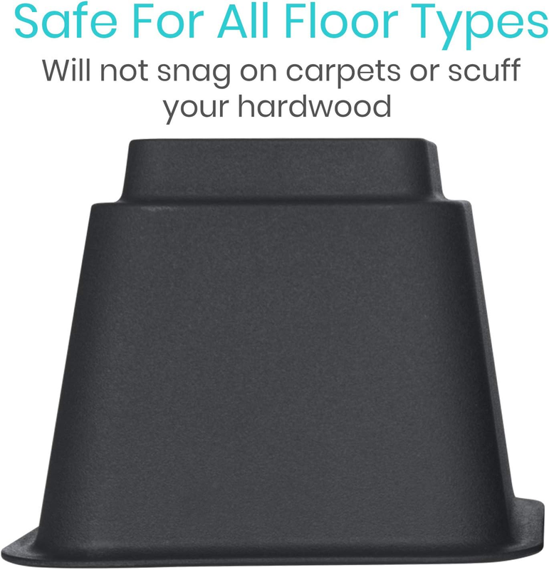 Bed Risers Heavy Duty - Bed Lifts Risers - Dorm Bed Risers for Bed Frame - Leg E