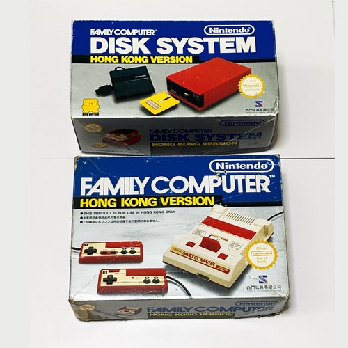 Hong Kong Version - Nintendo Famicom FC Nes Console & Disk Hong Kong Version - Nintendo Famicom FC Nes Console & Disk