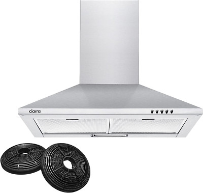 CBCS6201 Cooker Hoods 60Cm Class a with Carbon Filters Stainless Steel Chimney R