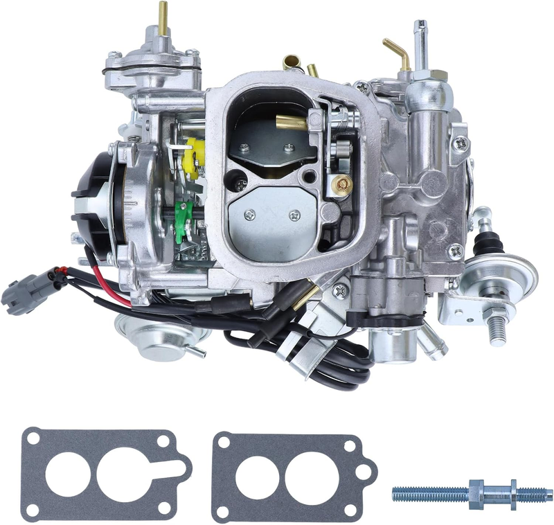 2 Barrel 22R Carburetor for Toyota 22R Engine Pickup 1987-1990 with Square Plug