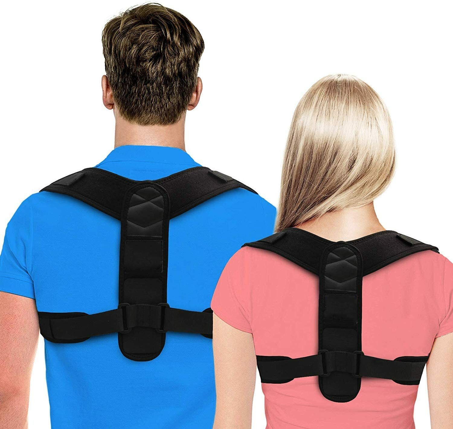 Correcteur de posture du dos pour homme et femme - Réglable - Soulage les
