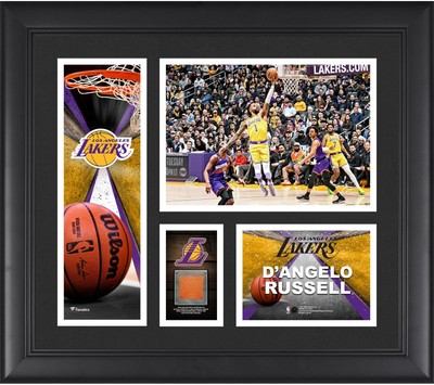 D'Angelo Russell Los Angeles Lakers Framed 15'' x 17'' Collage with a
