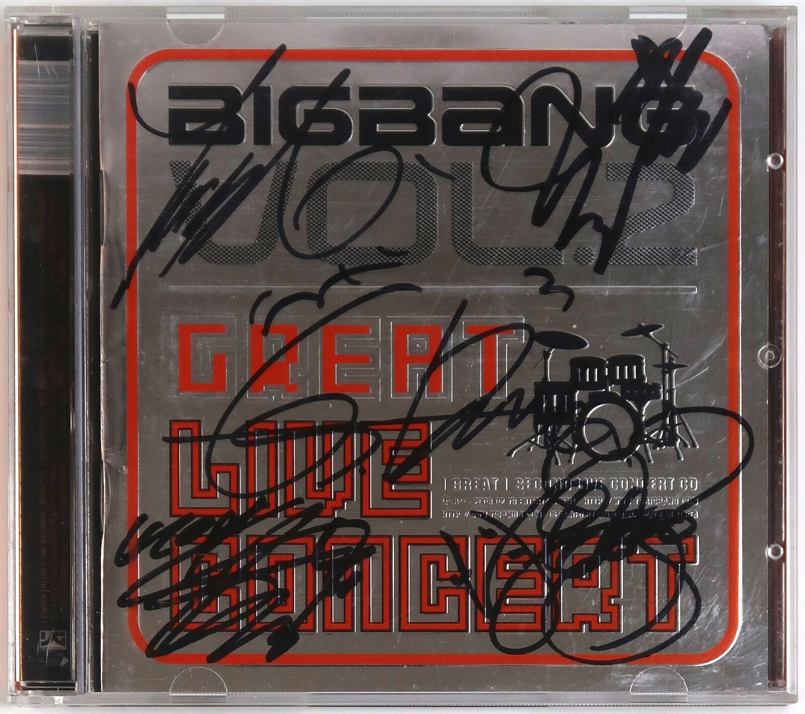 Bigbang - Great Second Live Concert Signed Autographed CD Bigbang - Great Second Live Concert Signed Autographed CD