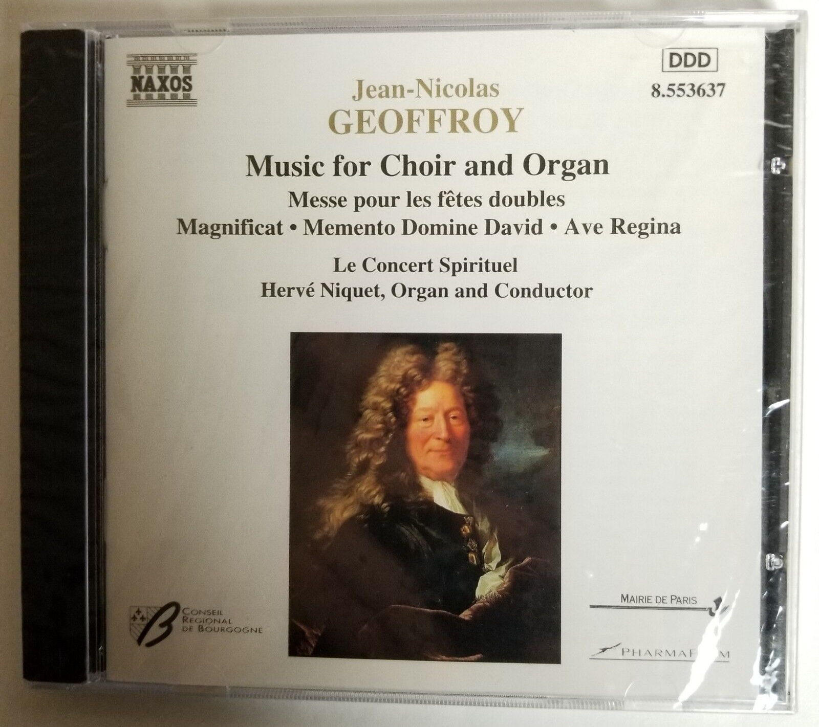 Jean Nicolas Geoffroy Music For Choir And Organ CD Sealed Naxos
