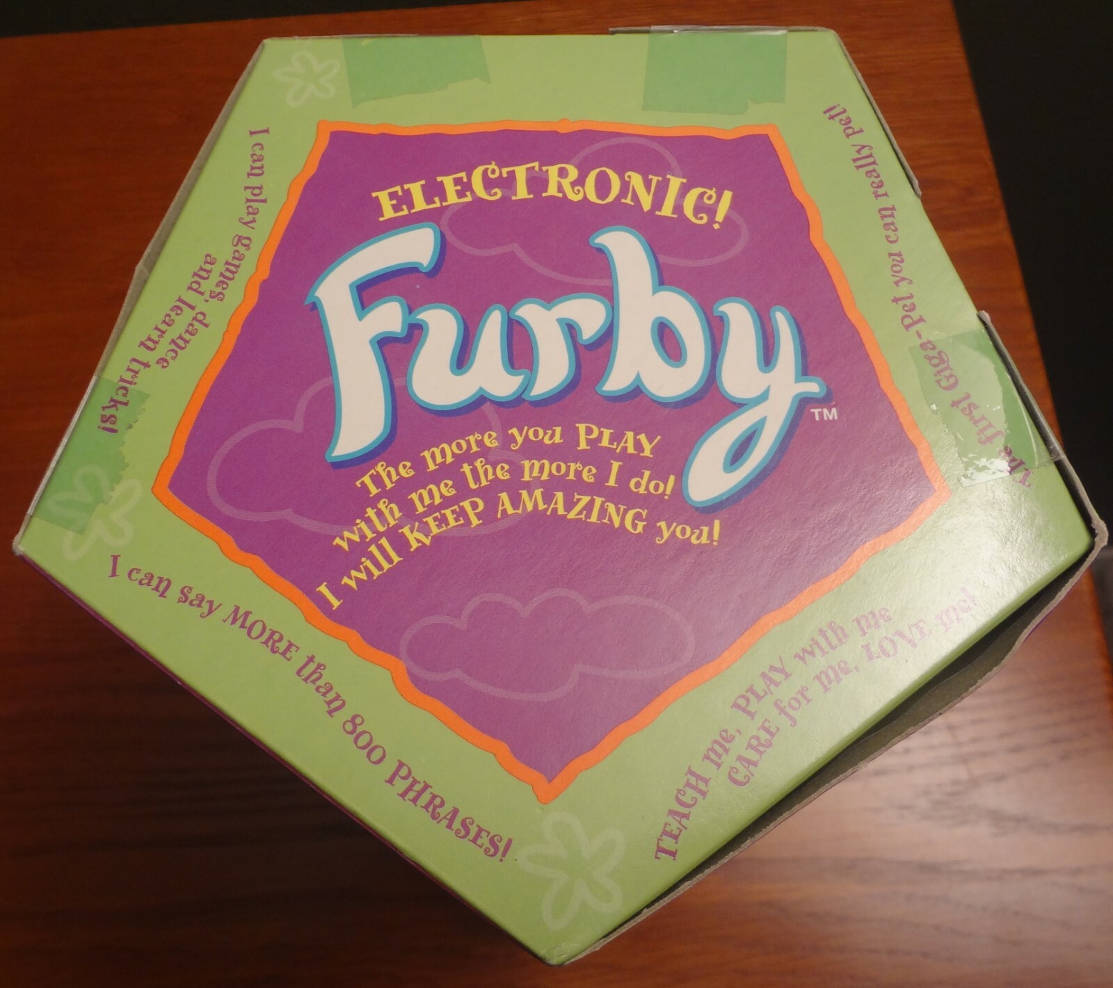 Unopened Original Furby – Grey spots with Pink!