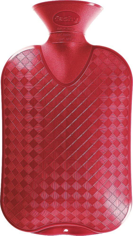 Fashy 2.0 Litre Cranberry Plain Hot Water Bottle