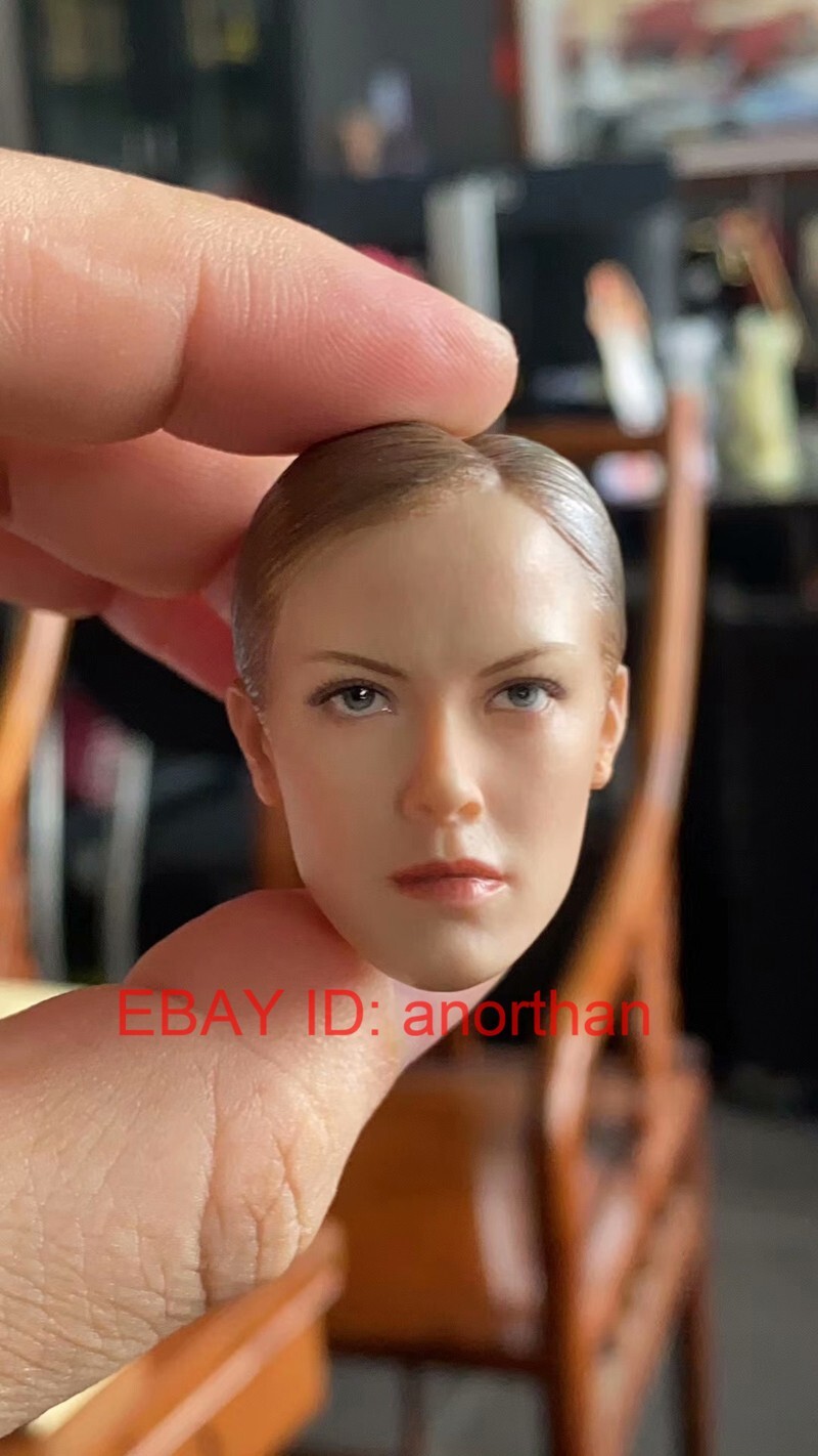 1/6 Joe ヘッド with Hair Implantation GI JOE Scarlett - Head w/ Red Rooted Hair - 1/6 Scale -