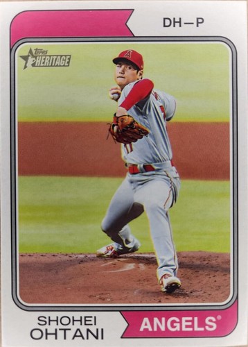 大谷翔平　2019 TOPPS HERITAGE SHOHEI OHTANI 2019 Topps Heritage Shohei Ohtani Rookie Of The Year Los