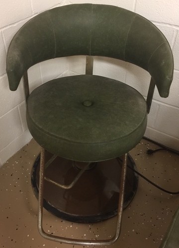 Vintage Set Of Helen Curtis Salon Chairs, Barber Chair And Dryer Chair