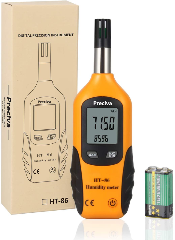 Digital Psychrometer Thermo-Hygrometer LCD Mini Temperature and Humidity Meter