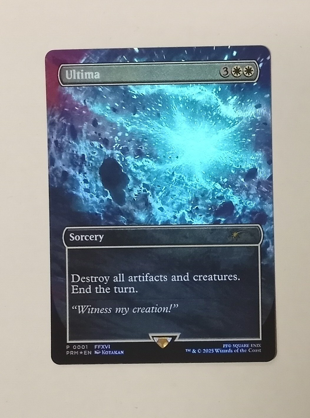 MTG FF スタンダード・ショーダウン優勝プロモ アルテマ Ultima