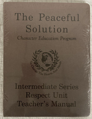 The Peaceful Solution: Intermediate Series Respect Unit Teacher's Manual w/ Disc