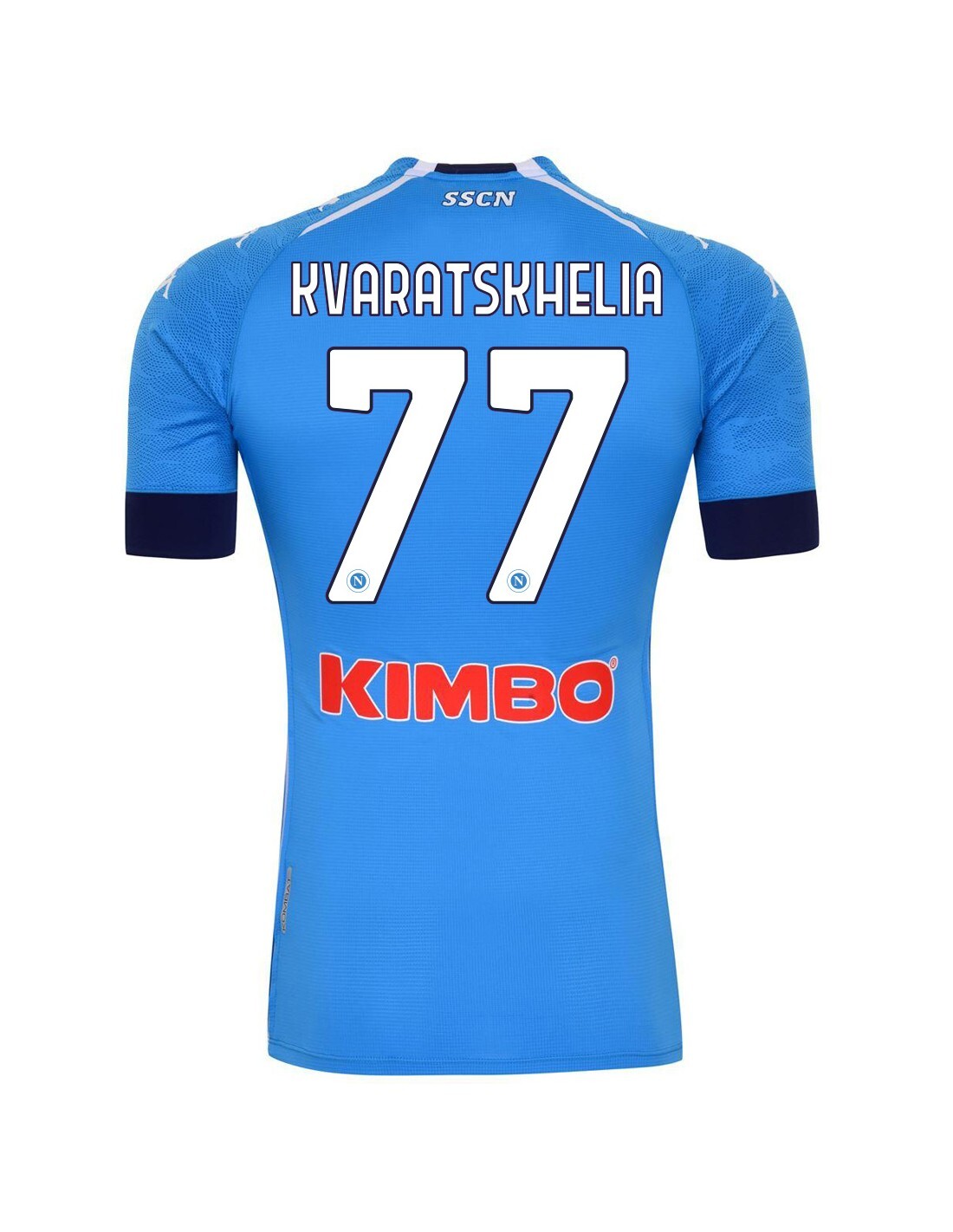 ナポリ KVARATSKHELIA 77番 ユニフォーム 2022-23 Napoli Authentic Home Shirt Kvaratskhelia #77