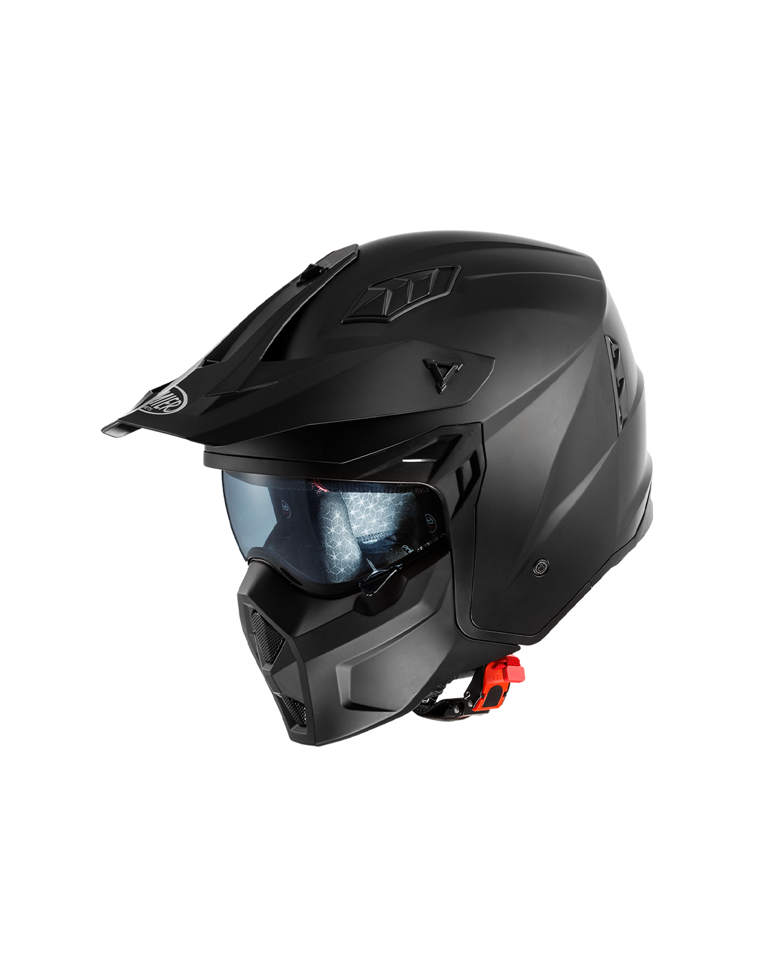 Premier Subverter Black Matt Motorcycle Scooter Helmet With