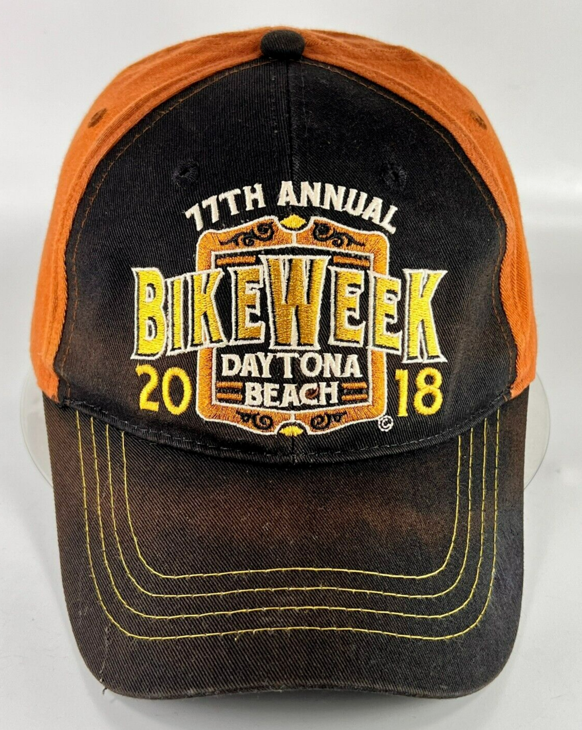 Bike Week Daytona Beach 2018 Strap Back Hat Cap Brown