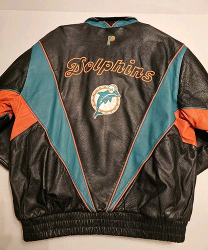 Miami Dolphins - Leather Jacket - Pro Player - Size - Large