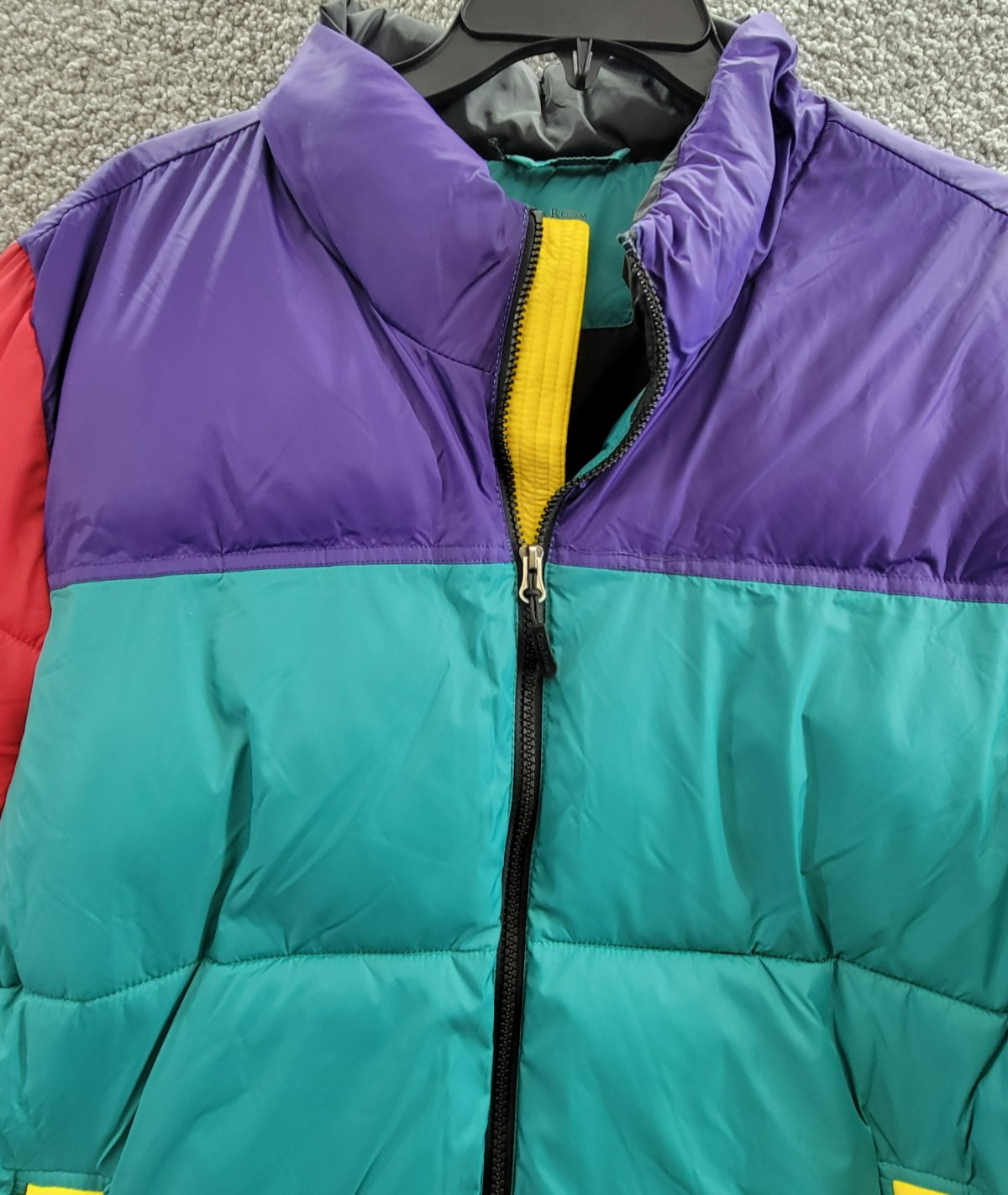 Club Room Colorblocked Quilted Full-Zip Puffer Jacket Men's XL Multi Long Sleeve - Picture 3 of 21