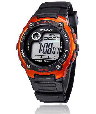 Kids Digital Watch Sports Outdoor Waterproof for Child Alarm Stopwatch Xmas Gift
