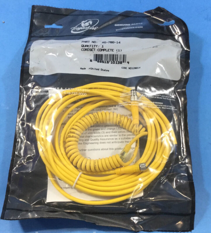 New Tregaskiss As-708-14 Complete Cordset Cable Assembly