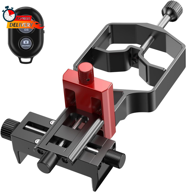 Tridaptor - Universal Phone Scope Digiscoping Adapter|High-Precision XYZ Metal T