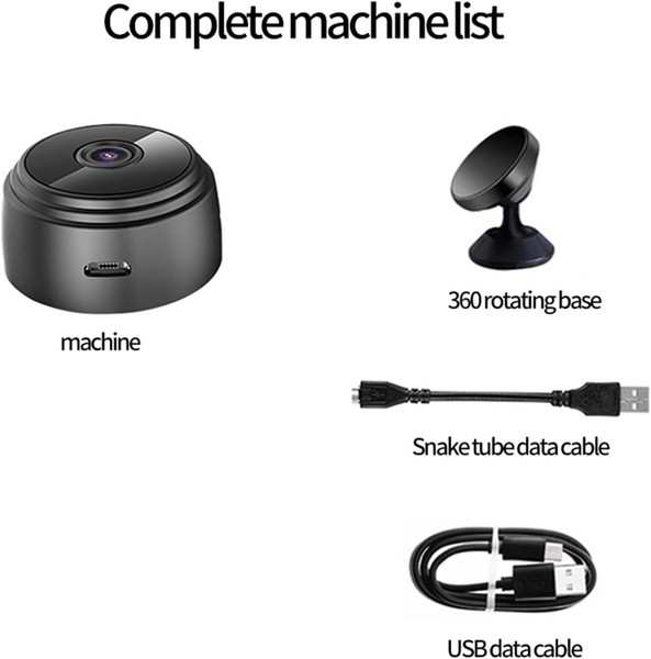 Mini Spy Hidden Camera,1080P WiFi with Motion Detection App Control Camera - Image 25